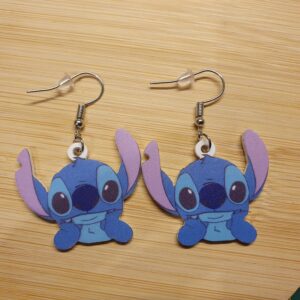 Stitch oorbellen