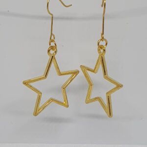 Oorbellen goudkleurige sterren
