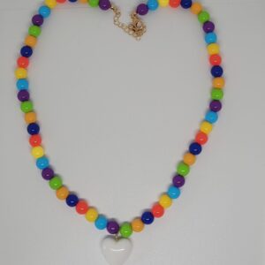 Ketting hartje regenboog