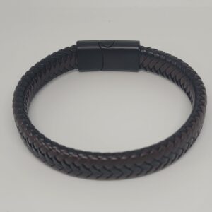 Heren leren armband